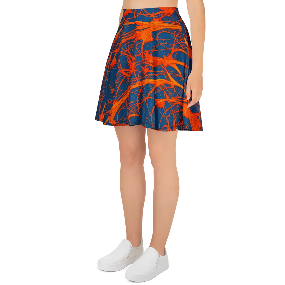 Nautical Ember on Skater Skirt — Left
