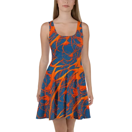 Nautical Ember on a Skater Dress