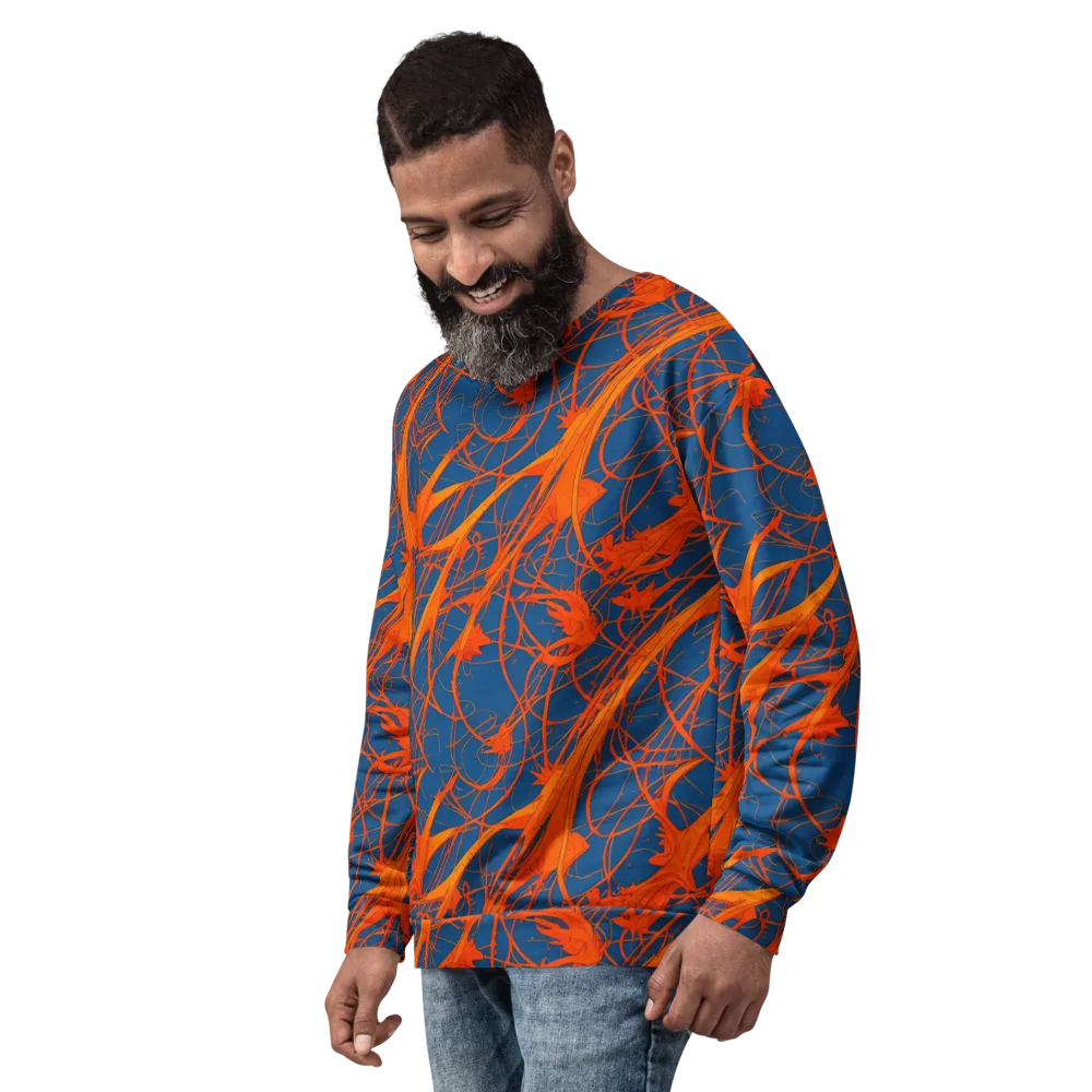 Nautical Ember on Sweatshirt — Left Front