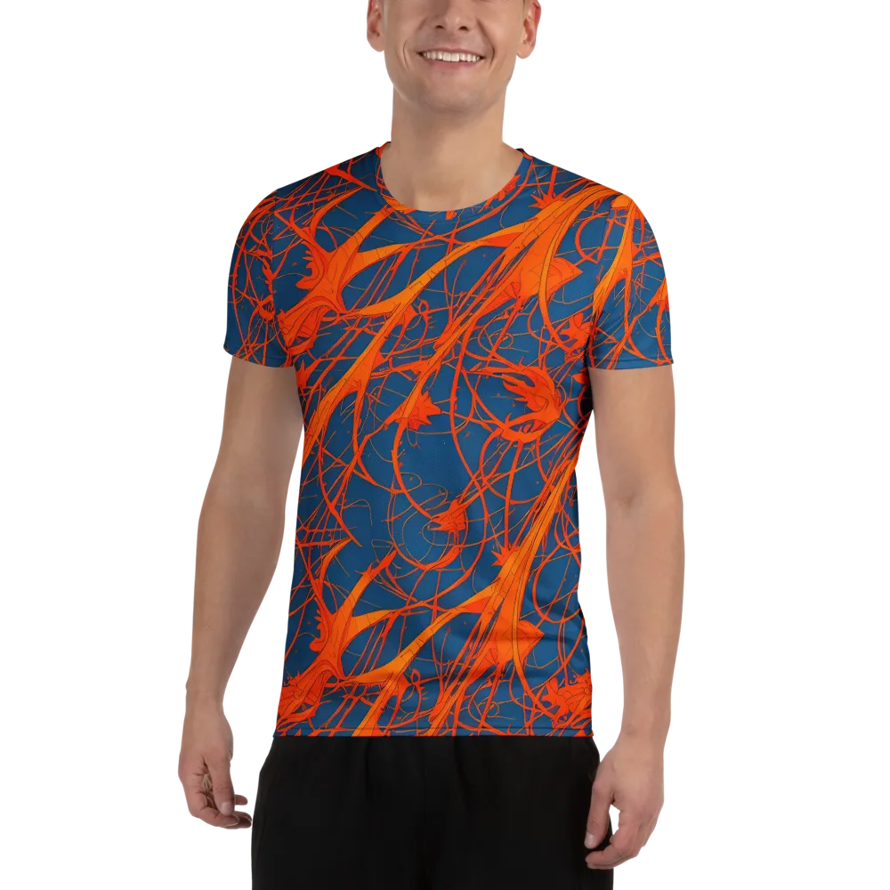 Nautical Ember on Men's Athletic T-Shirt — Front