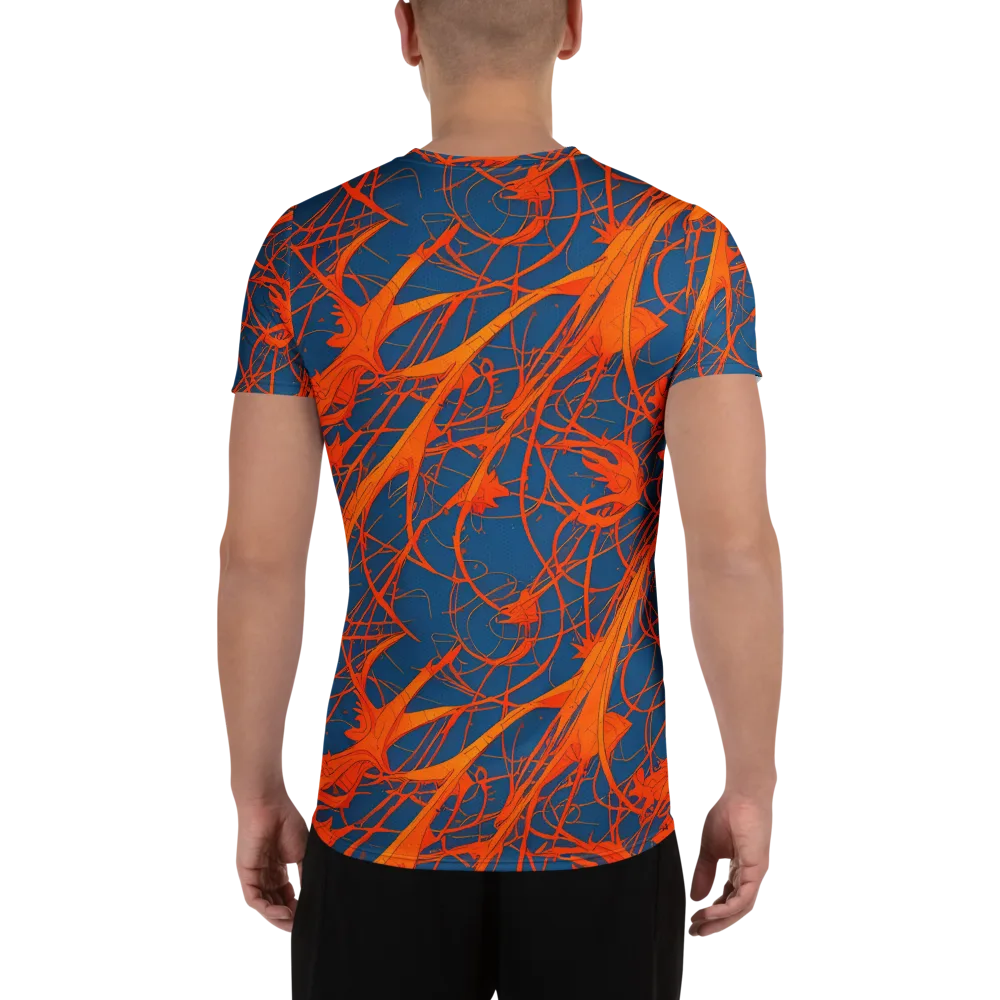 Nautical Ember on Men's Athletic T-Shirt — Back