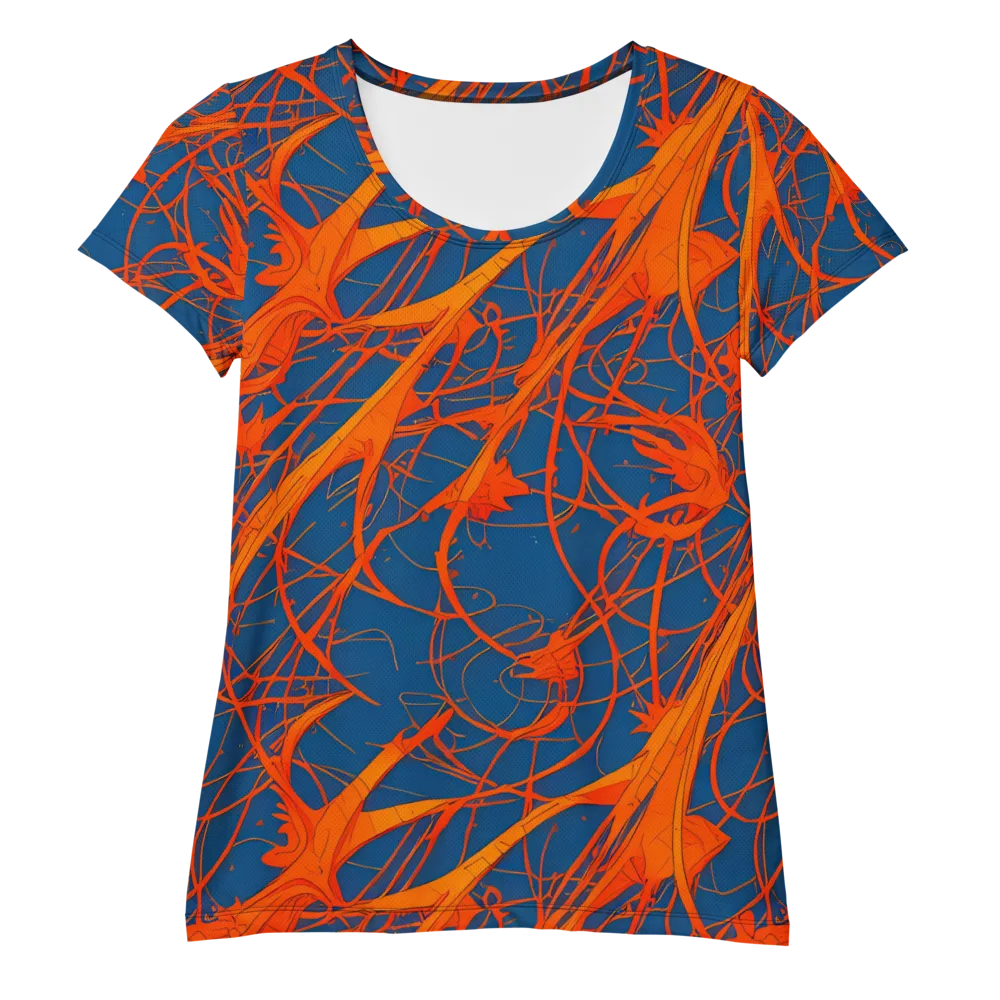 Nautical Ember on Women's Athletic T-Shirt — Front