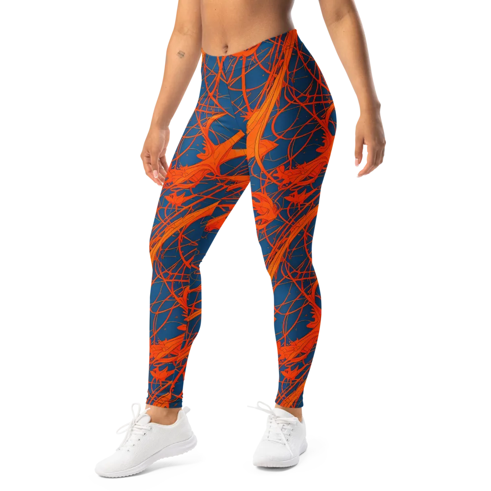 Nautical Ember on Leggings — Left Front