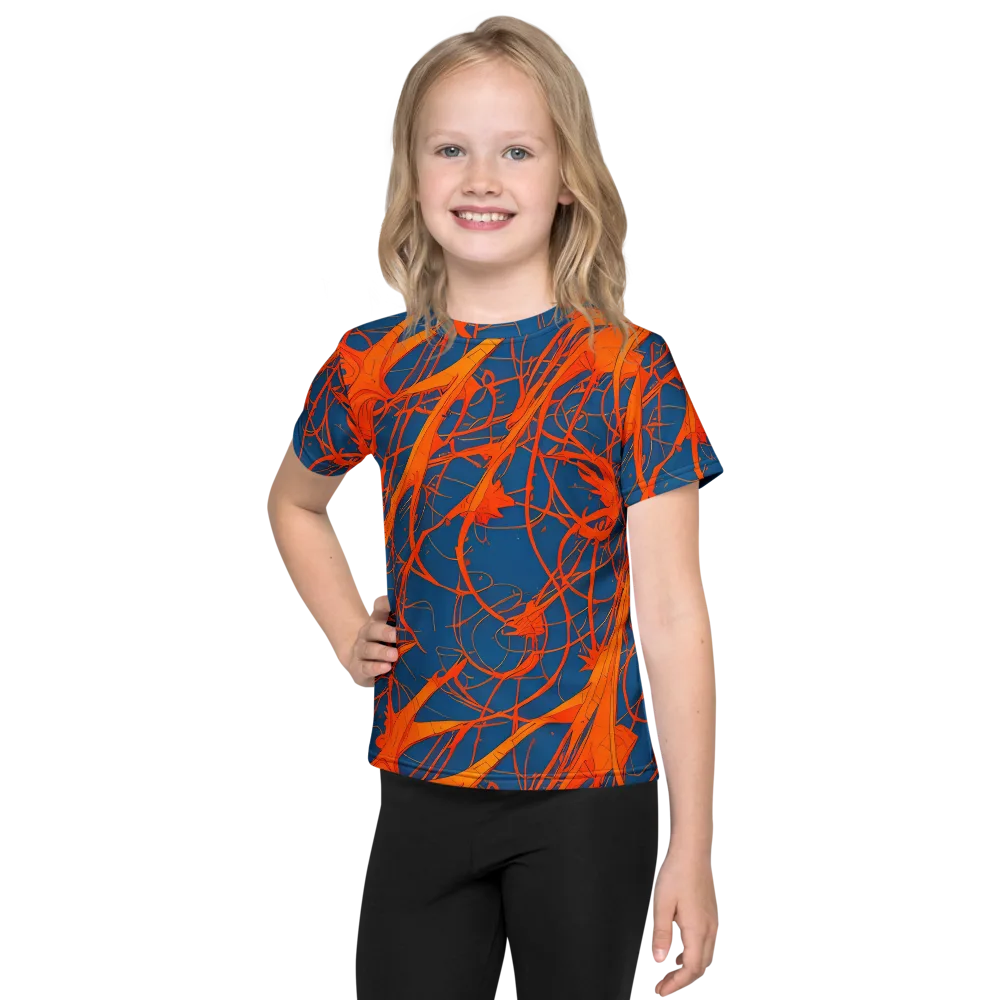 Nautical Ember on Kids Crew Neck T-Shirt — Front