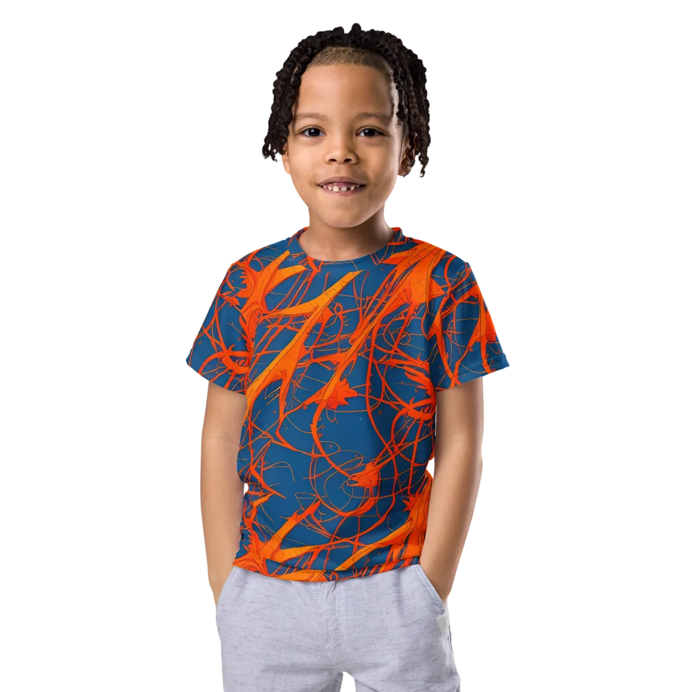 Nautical Ember on Kids Crew Neck T-Shirt — Front