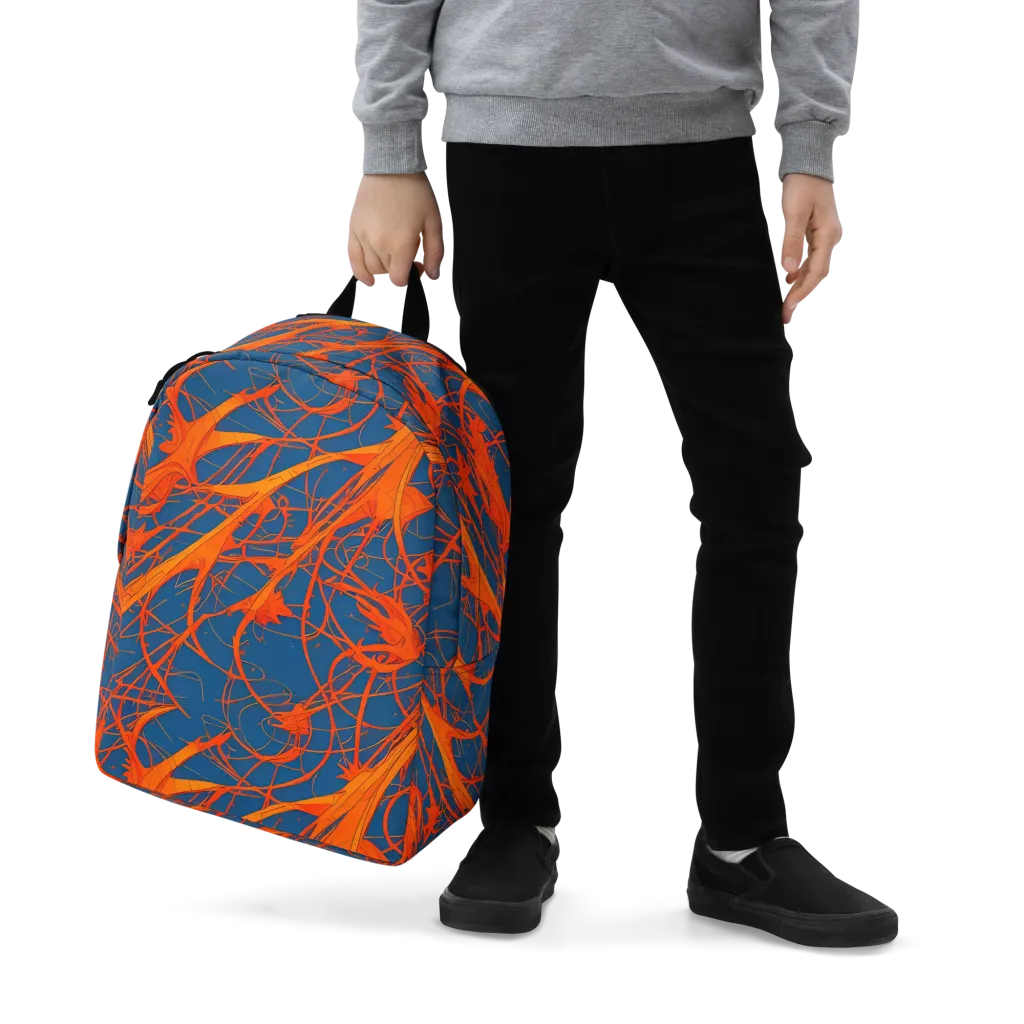 Nautical Ember on Minimalist Backpack — Zoomed-in