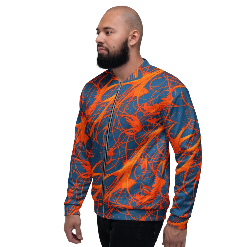 Nautical Ember on Bomber Jacket — Left