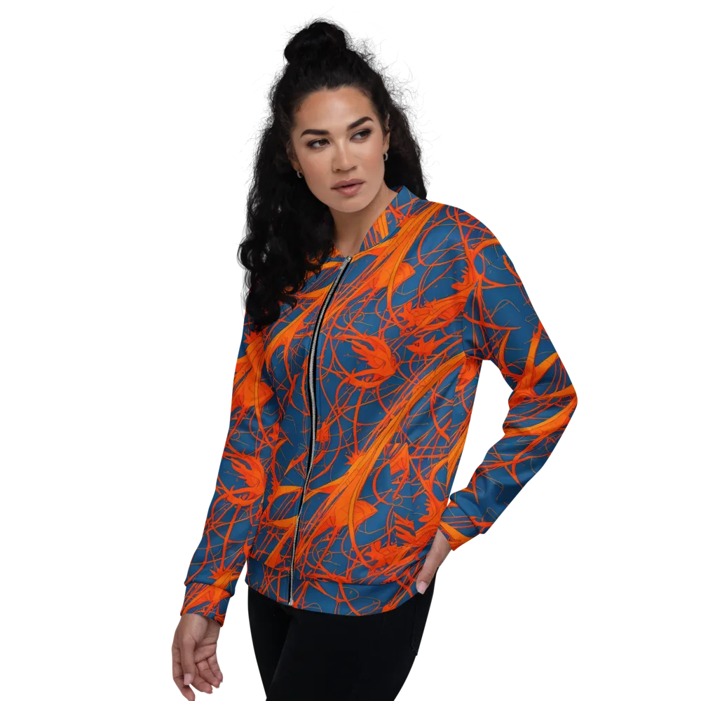 Nautical Ember on Bomber Jacket — Left