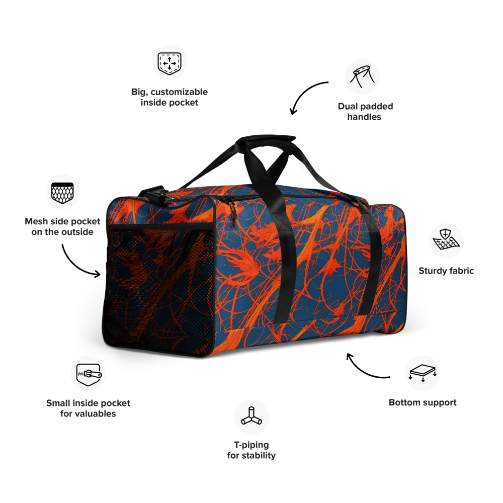 Nautical Ember on Duffle Bag — Right Front