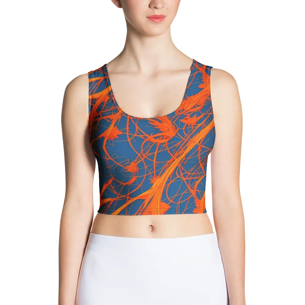 Nautical Ember on Crop Top — Front