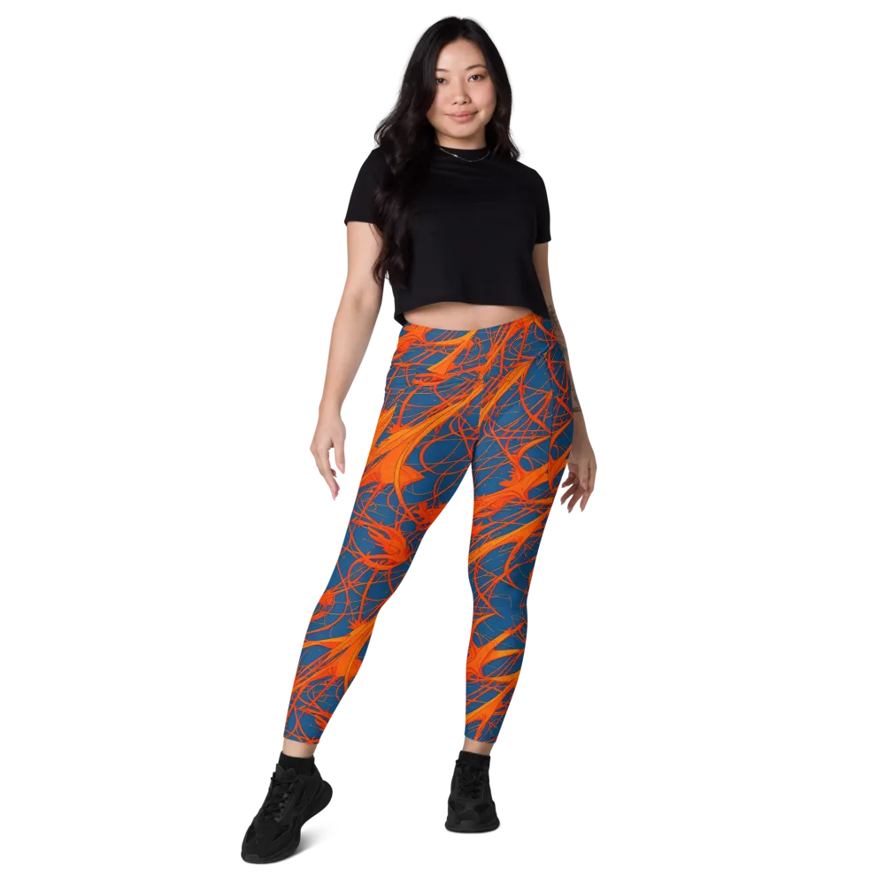 Nautical Ember on Leggings with Pockets — Front