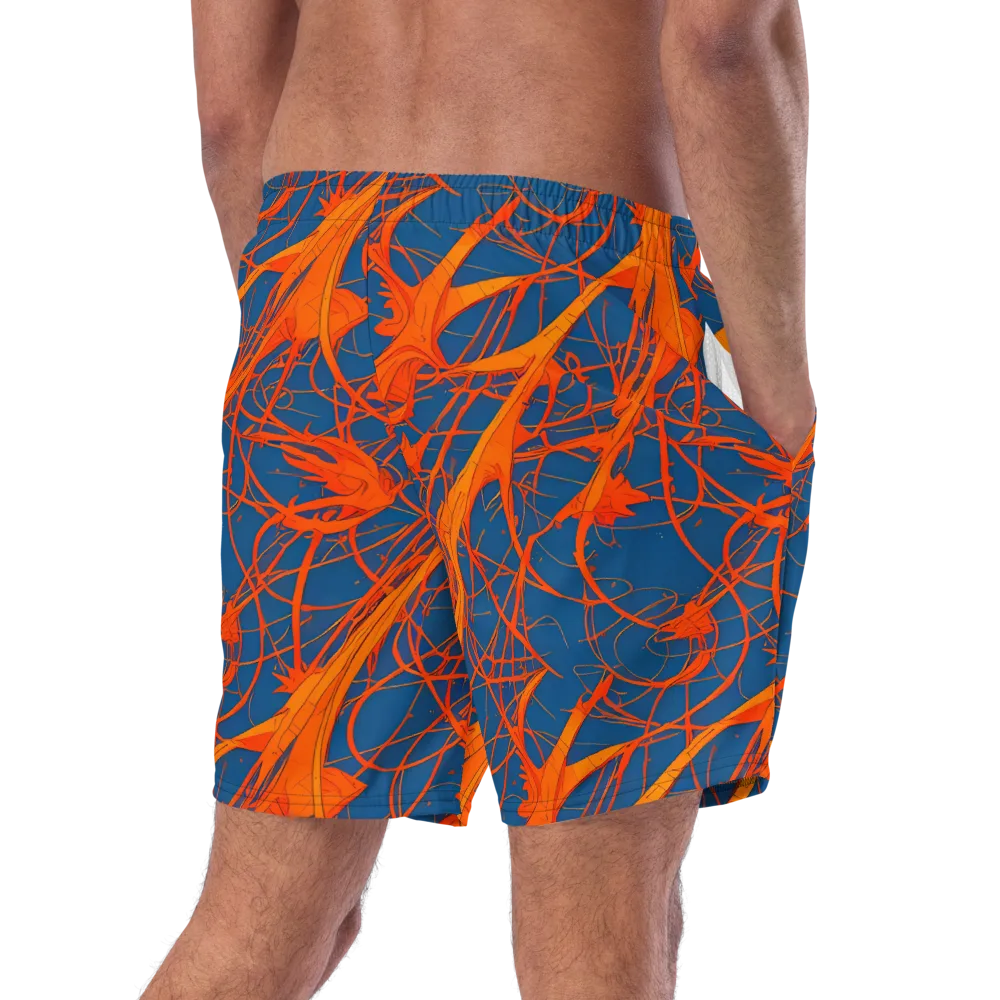 Nautical Ember on Swim Trunks — Right Back