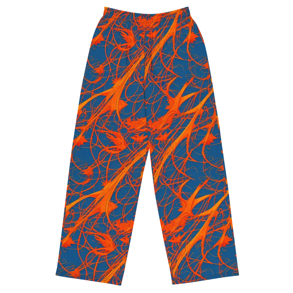 Nautical Ember on Wide-Leg Pants — Front