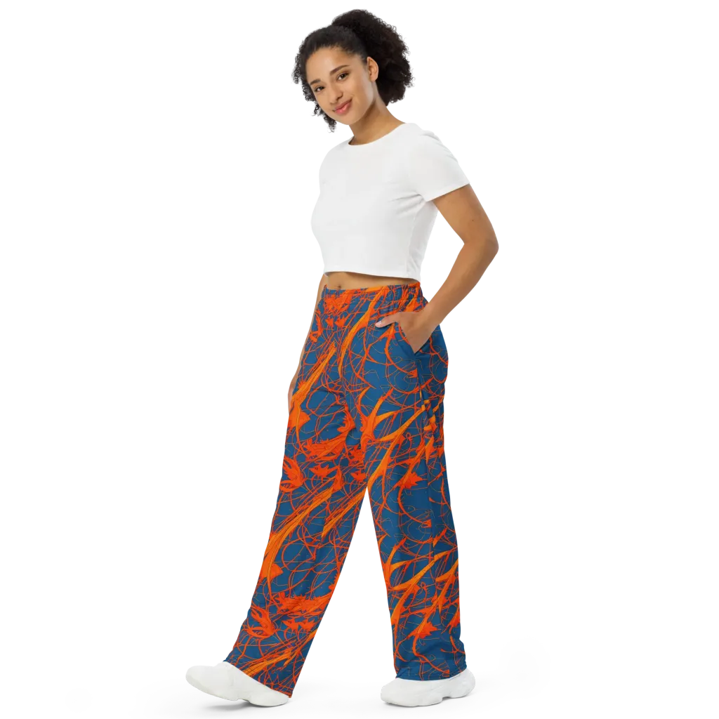 Nautical Ember on Wide-Leg Pants — Left Front