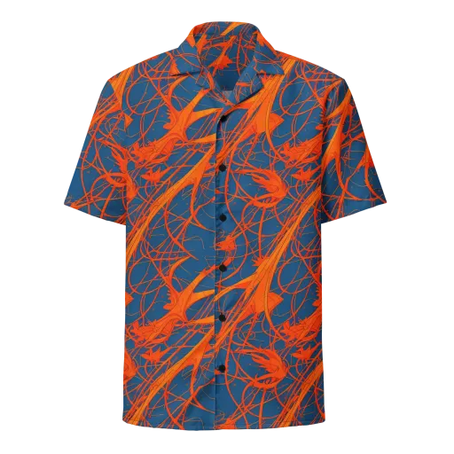 Nautical Ember on a Button Shirt