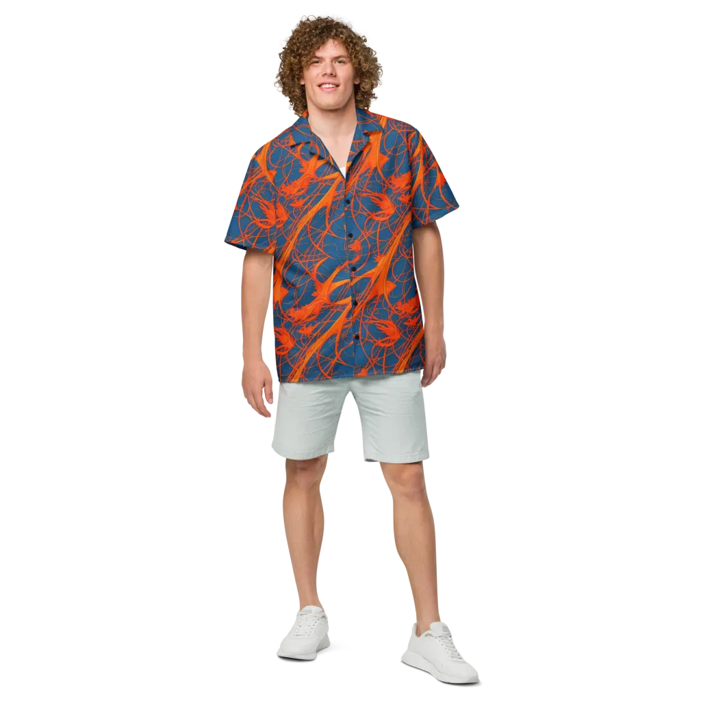 Nautical Ember on Button Shirt — Front