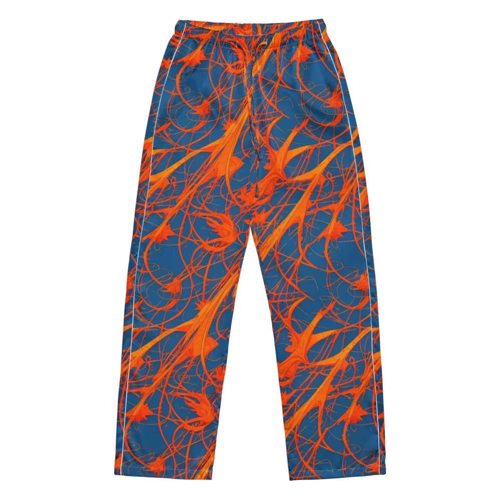 Nautical Ember on Women's Pajama Pants — Front