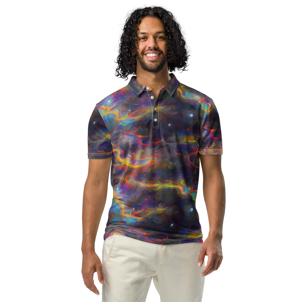 Beloeil Dreamscape on Men's Slim Fit Polo Shirt — Front