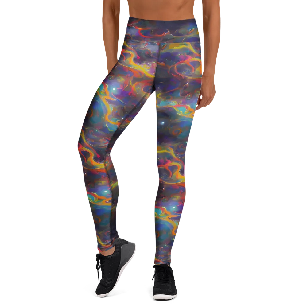 Beloeil Dreamscape on Yoga Leggings — Front