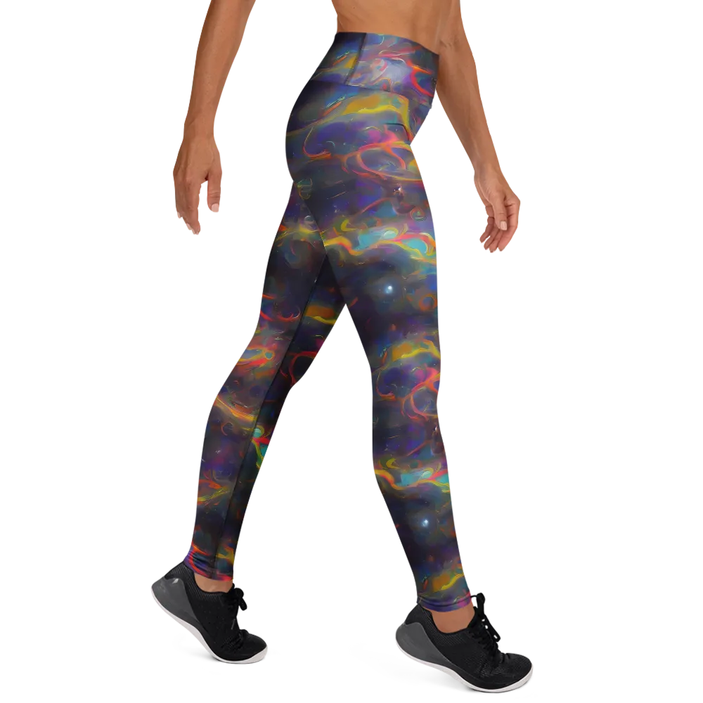 Beloeil Dreamscape on Yoga Leggings — Right