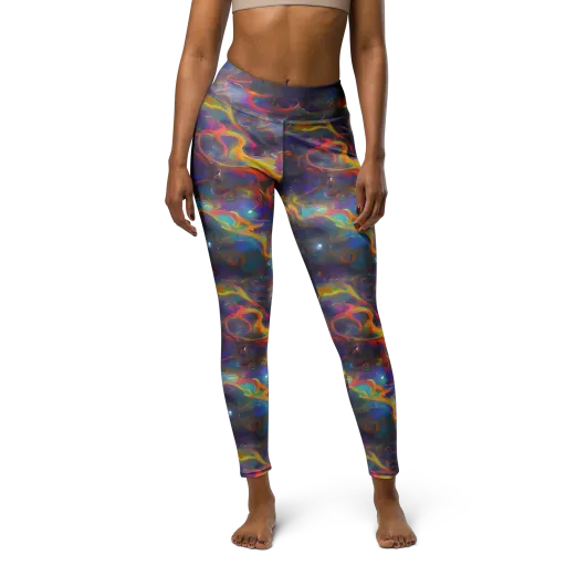 Beloeil Dreamscape on a Yoga Leggings