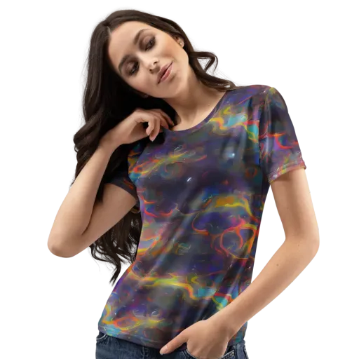Beloeil Dreamscape on a Women's Crew Neck T-Shirt