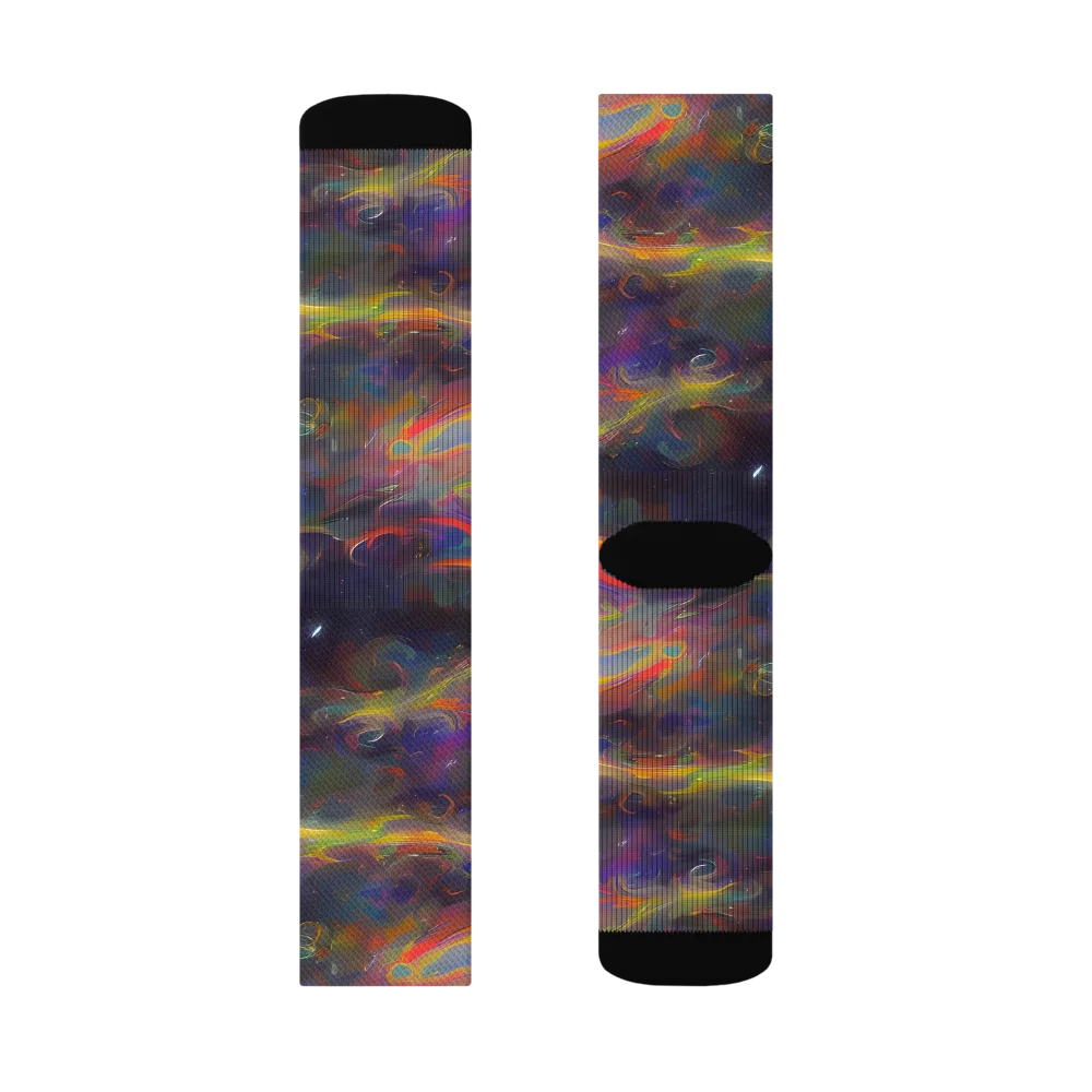 Beloeil Dreamscape on Socks — Right Sock