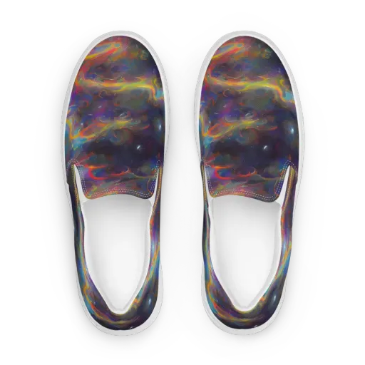 Beloeil Dreamscape on a Women's Slip-On Canvas Shoes