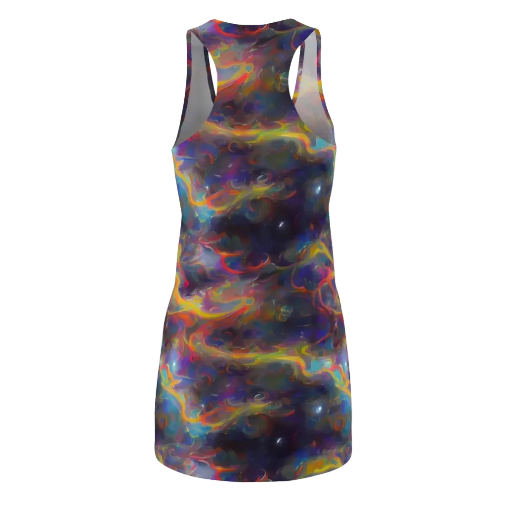 Beloeil Dreamscape on Racerback Dress — Back