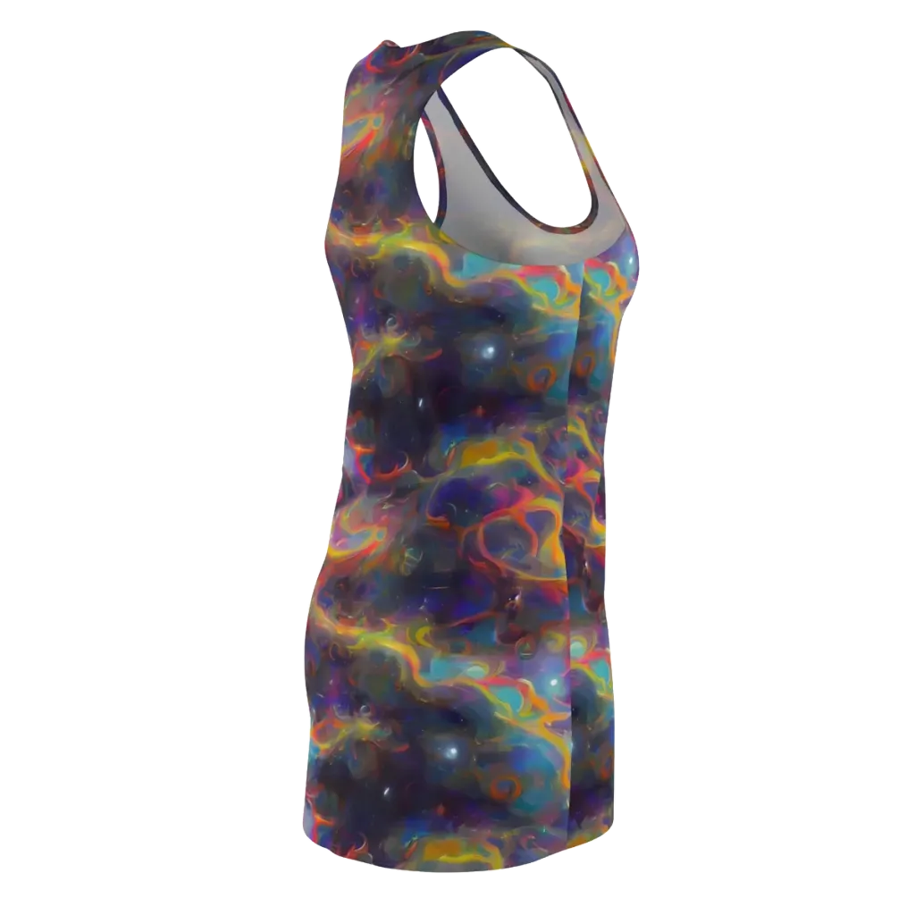 Beloeil Dreamscape on Racerback Dress — Back Side