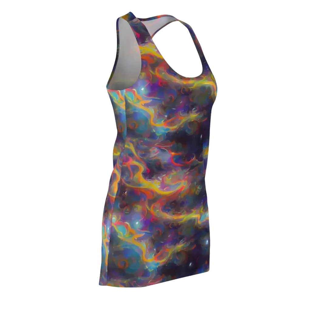 Beloeil Dreamscape on Racerback Dress — Front Side