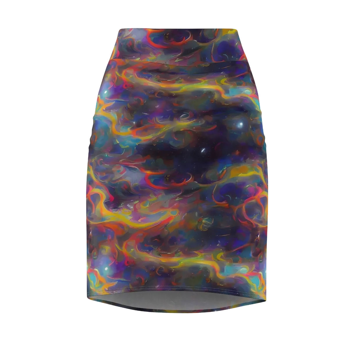 Beloeil Dreamscape on Pencil Skirt — Front