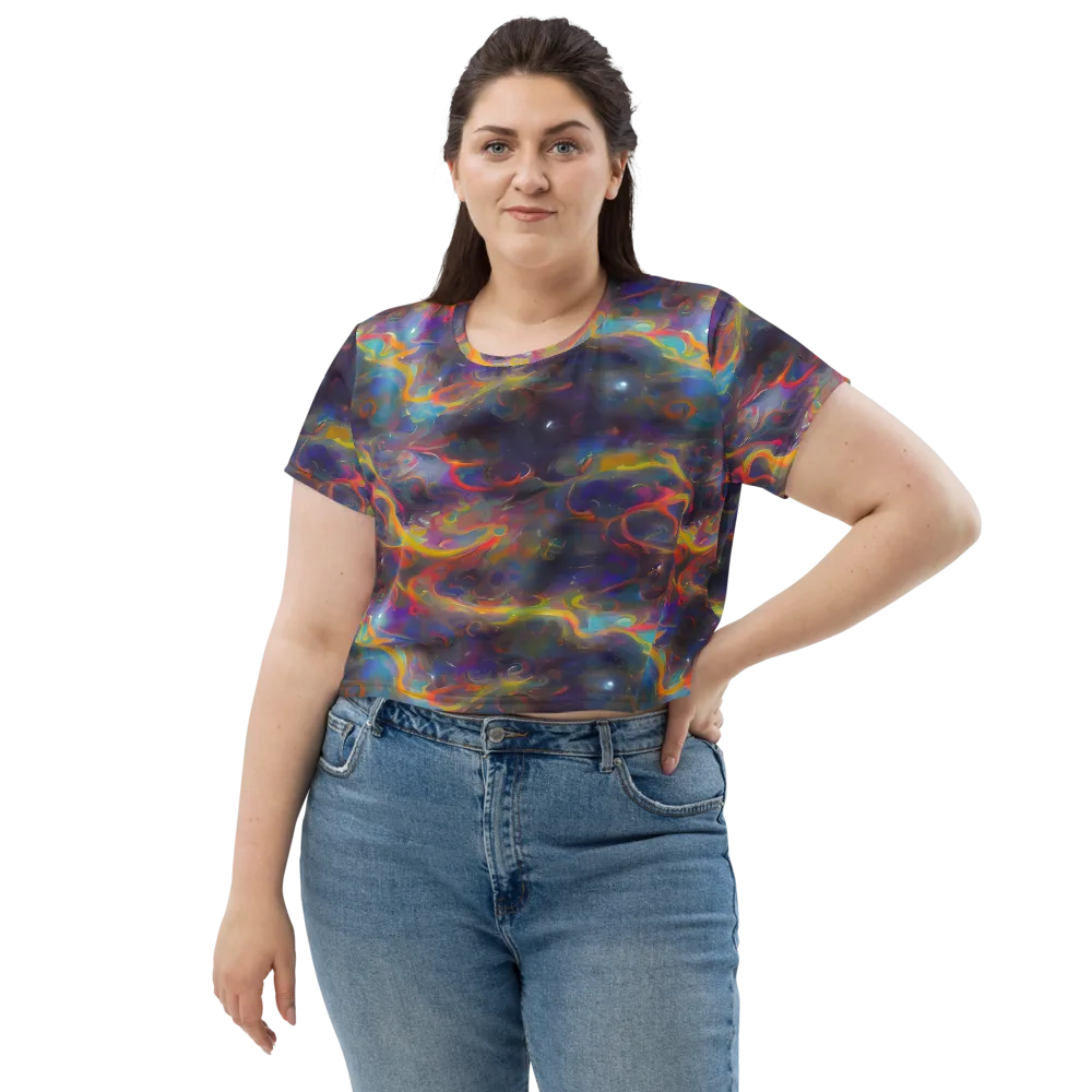 Beloeil Dreamscape on Crop Tee — Front