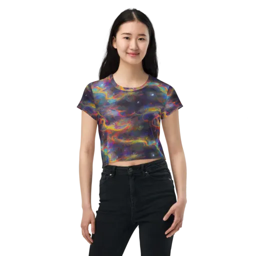 Beloeil Dreamscape on a Crop Tee