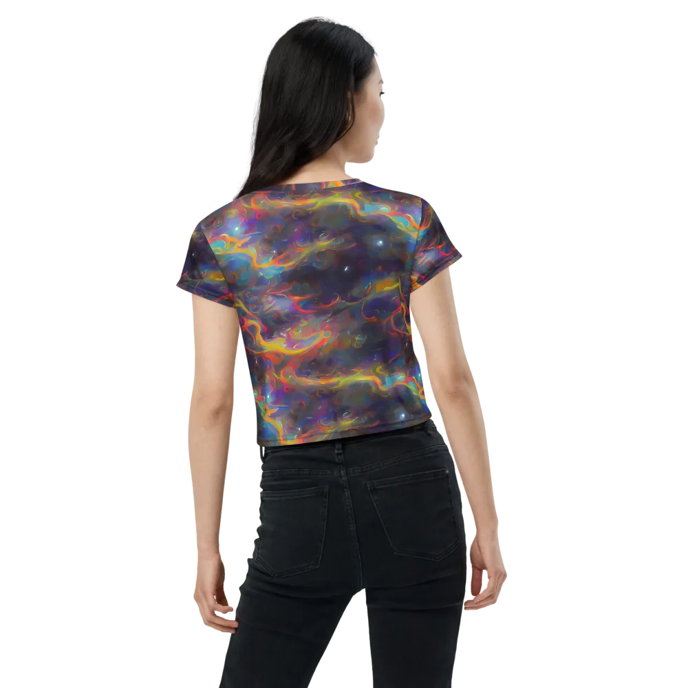 Beloeil Dreamscape on Crop Tee — Back