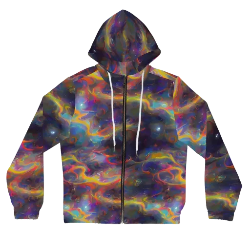 Beloeil Dreamscape on a Women's Full-Zip Hoodie