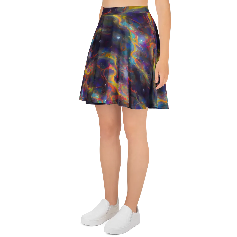 Beloeil Dreamscape on Skater Skirt — Left