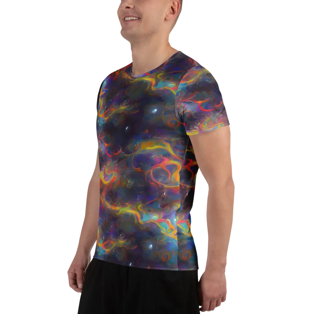 Beloeil Dreamscape on Men's Athletic T-Shirt — Left