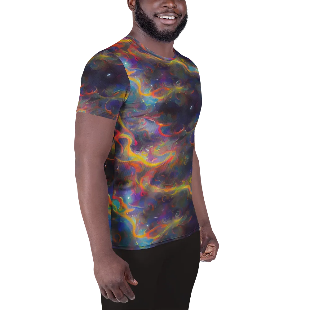 Beloeil Dreamscape on Men's Athletic T-Shirt — Right