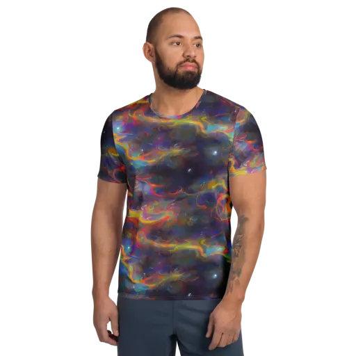 Beloeil Dreamscape on a Men's Athletic T-Shirt