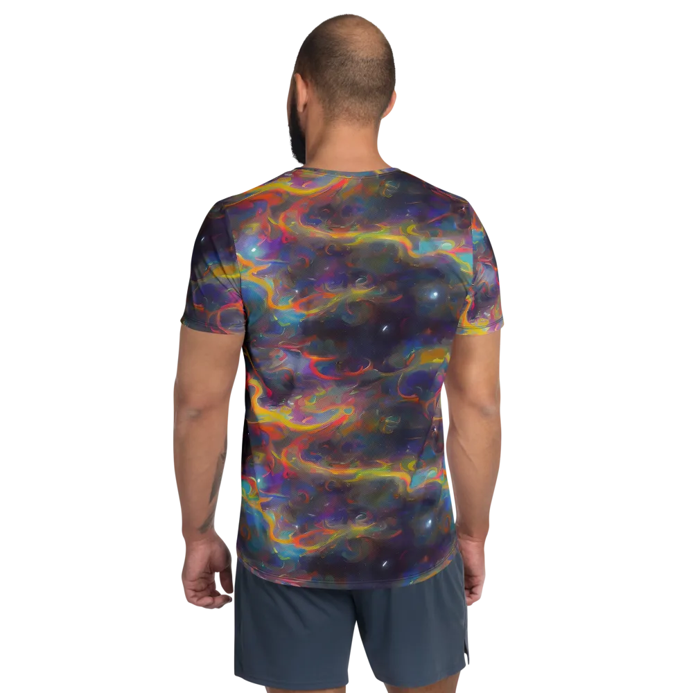 Beloeil Dreamscape on Men's Athletic T-Shirt — Back