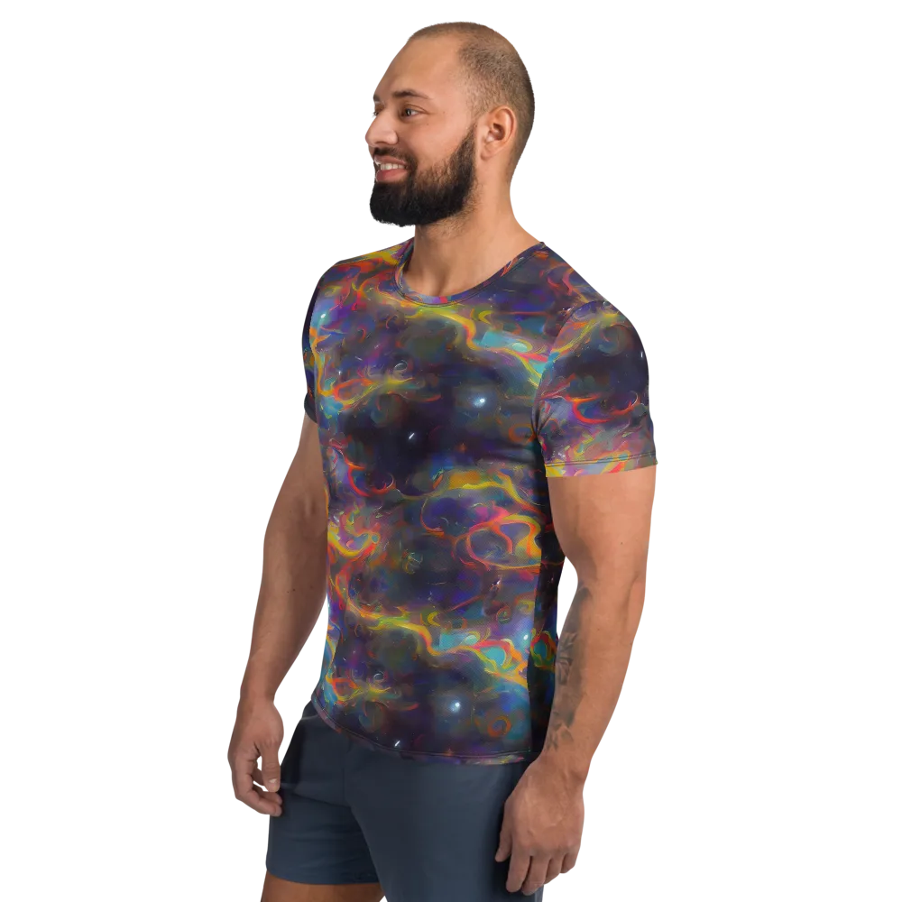 Beloeil Dreamscape on Men's Athletic T-Shirt — Left