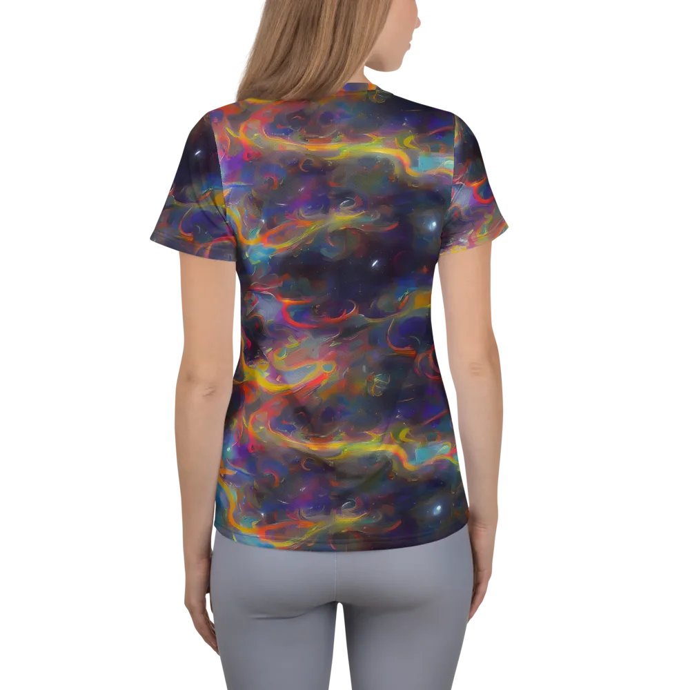 Beloeil Dreamscape on Women's Athletic T-Shirt — Back