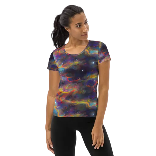Beloeil Dreamscape on a Women's Athletic T-Shirt