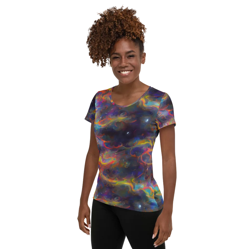 Beloeil Dreamscape on Women's Athletic T-Shirt — Left