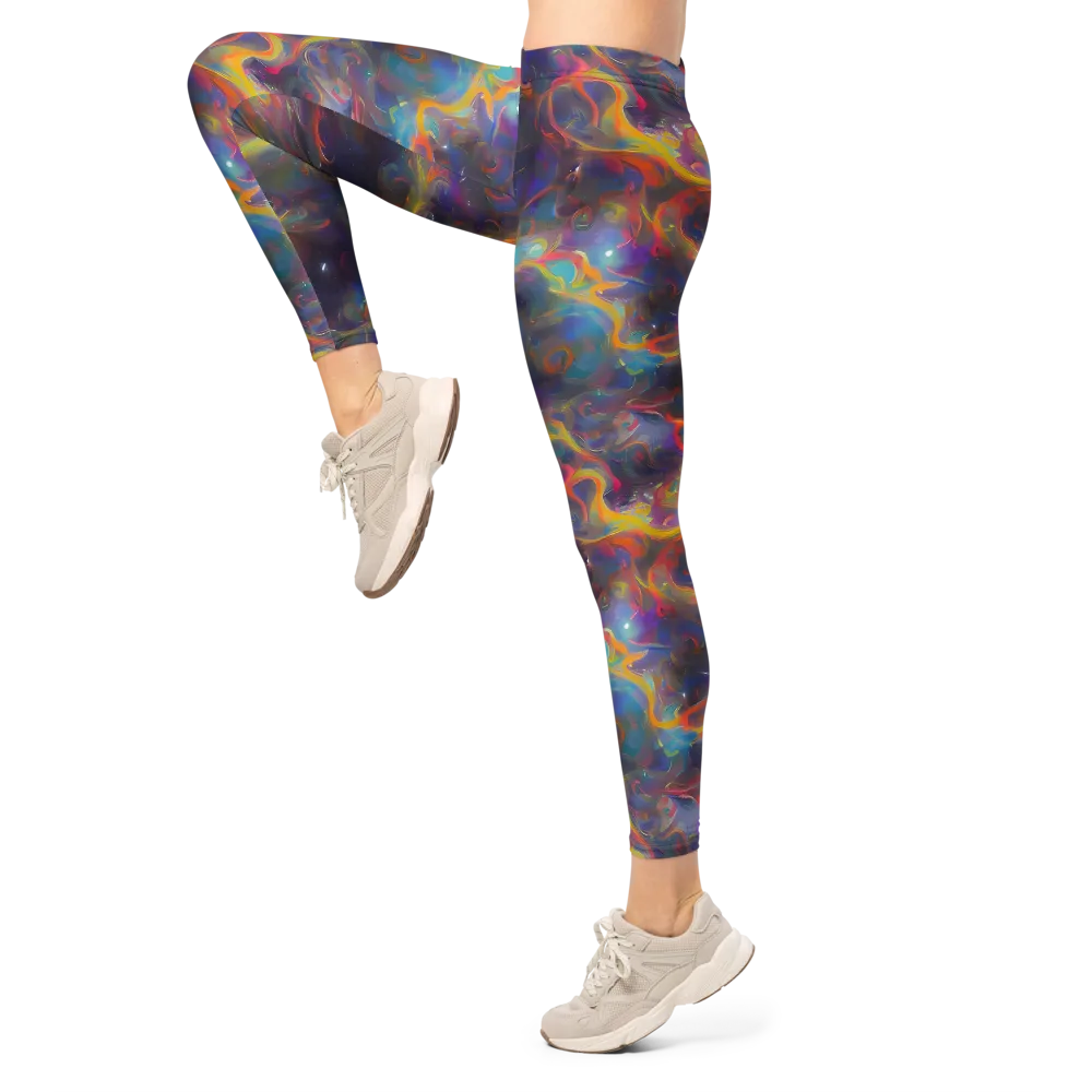 Beloeil Dreamscape on Leggings — Left