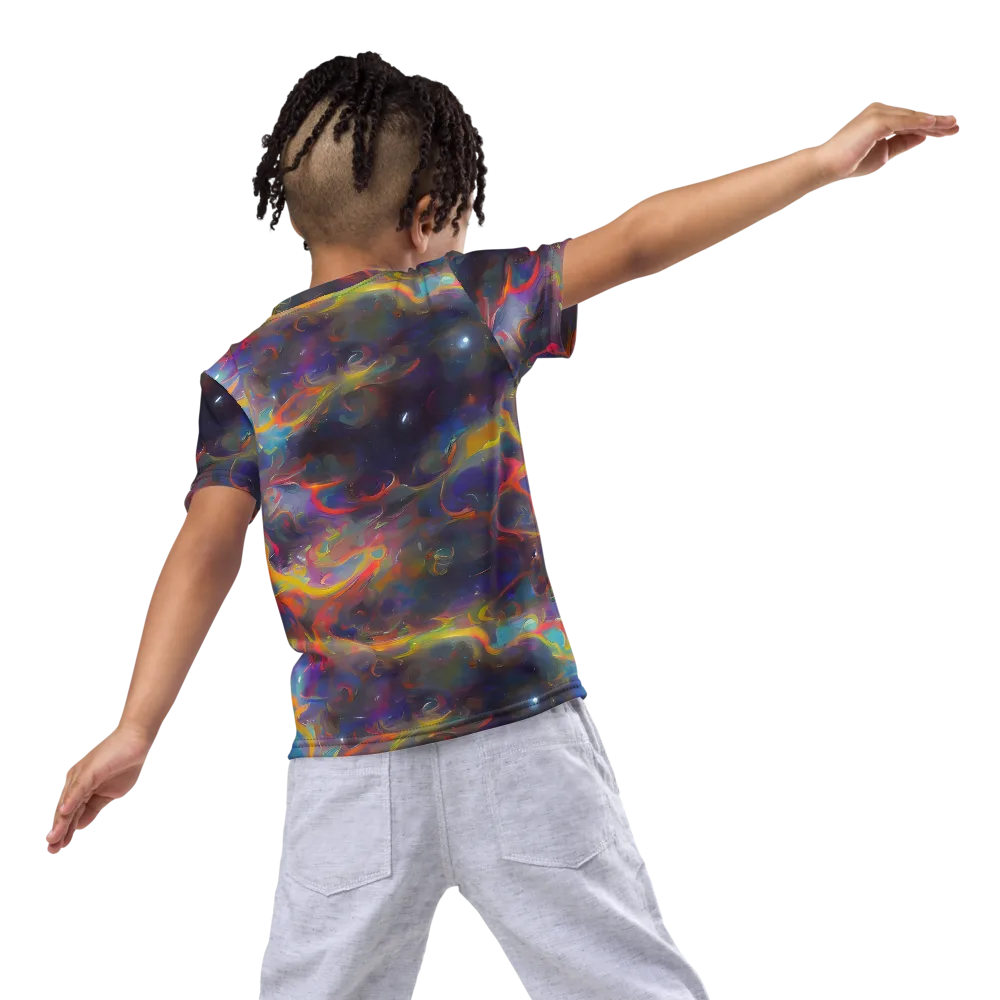 Beloeil Dreamscape on Kids Crew Neck T-Shirt — Back