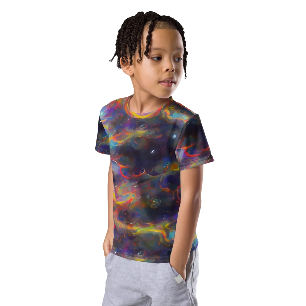 Beloeil Dreamscape on Kids Crew Neck T-Shirt — Left Front