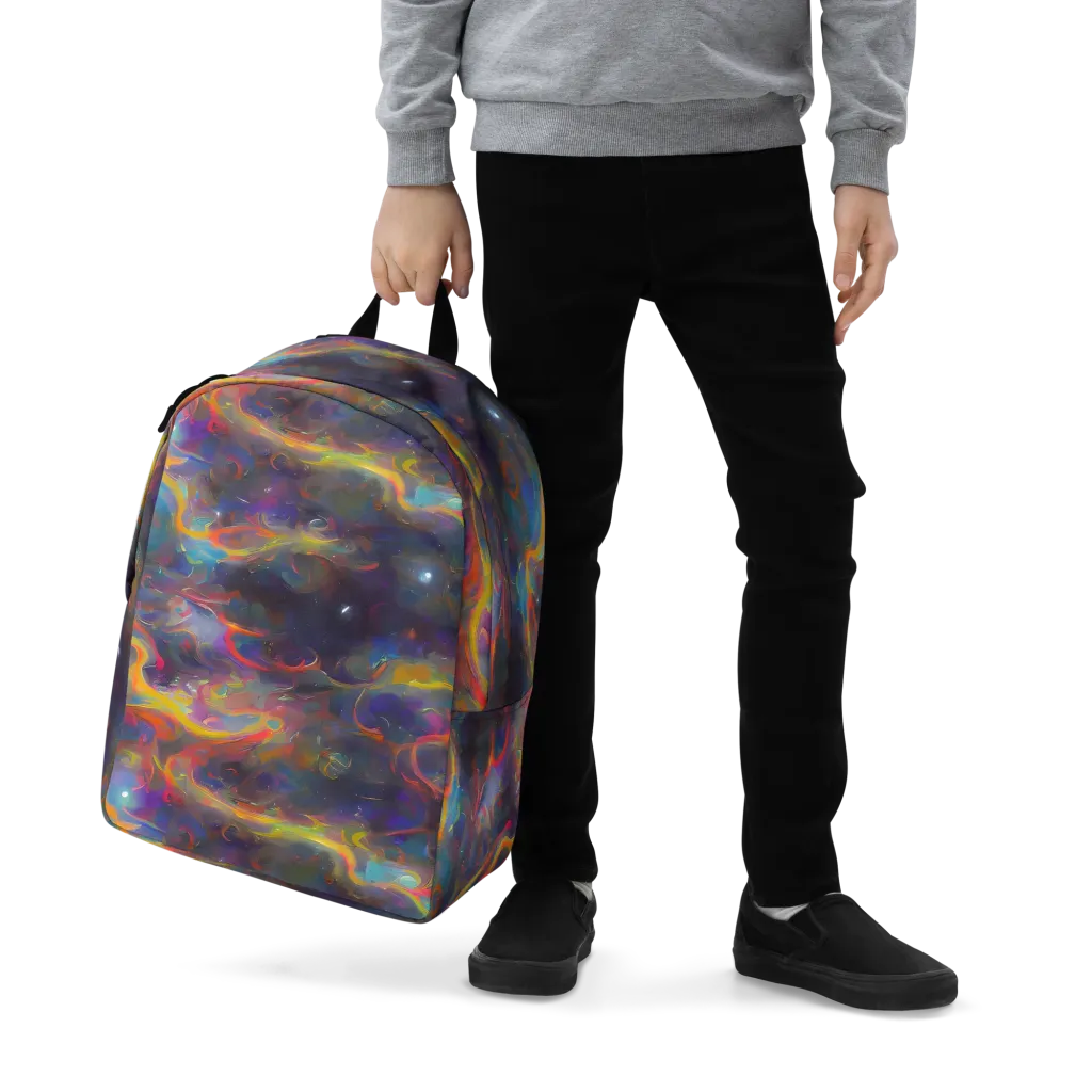 Beloeil Dreamscape on Minimalist Backpack — Zoomed-in