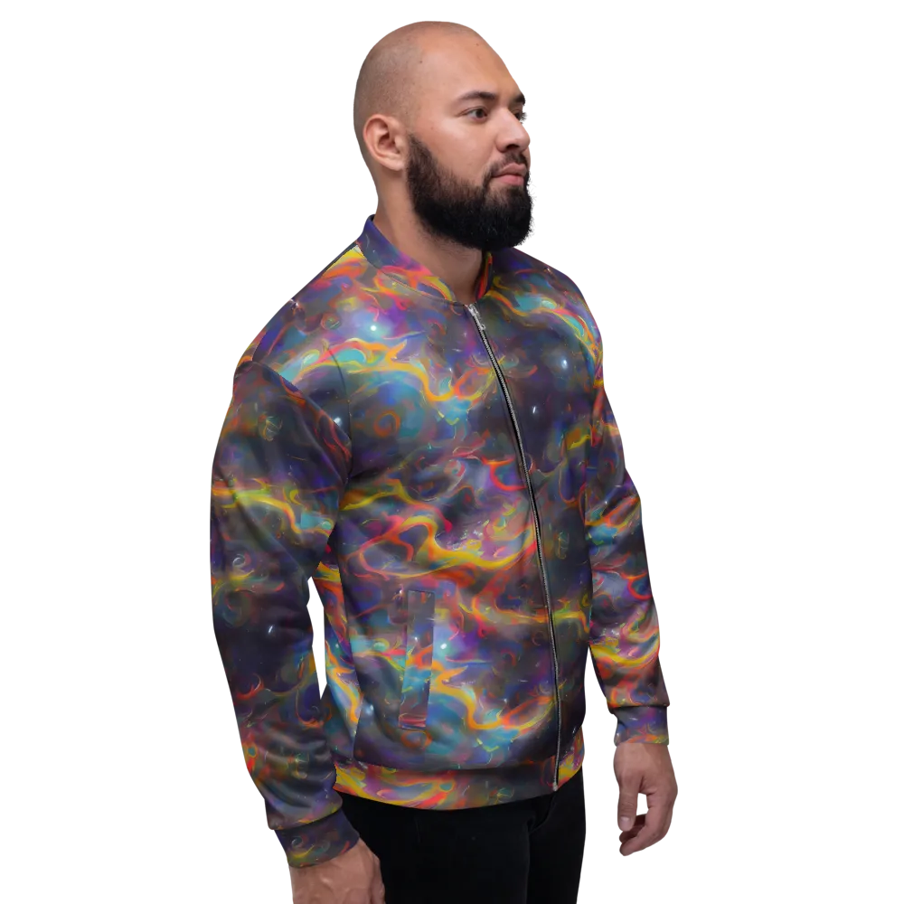 Beloeil Dreamscape on Bomber Jacket — Right